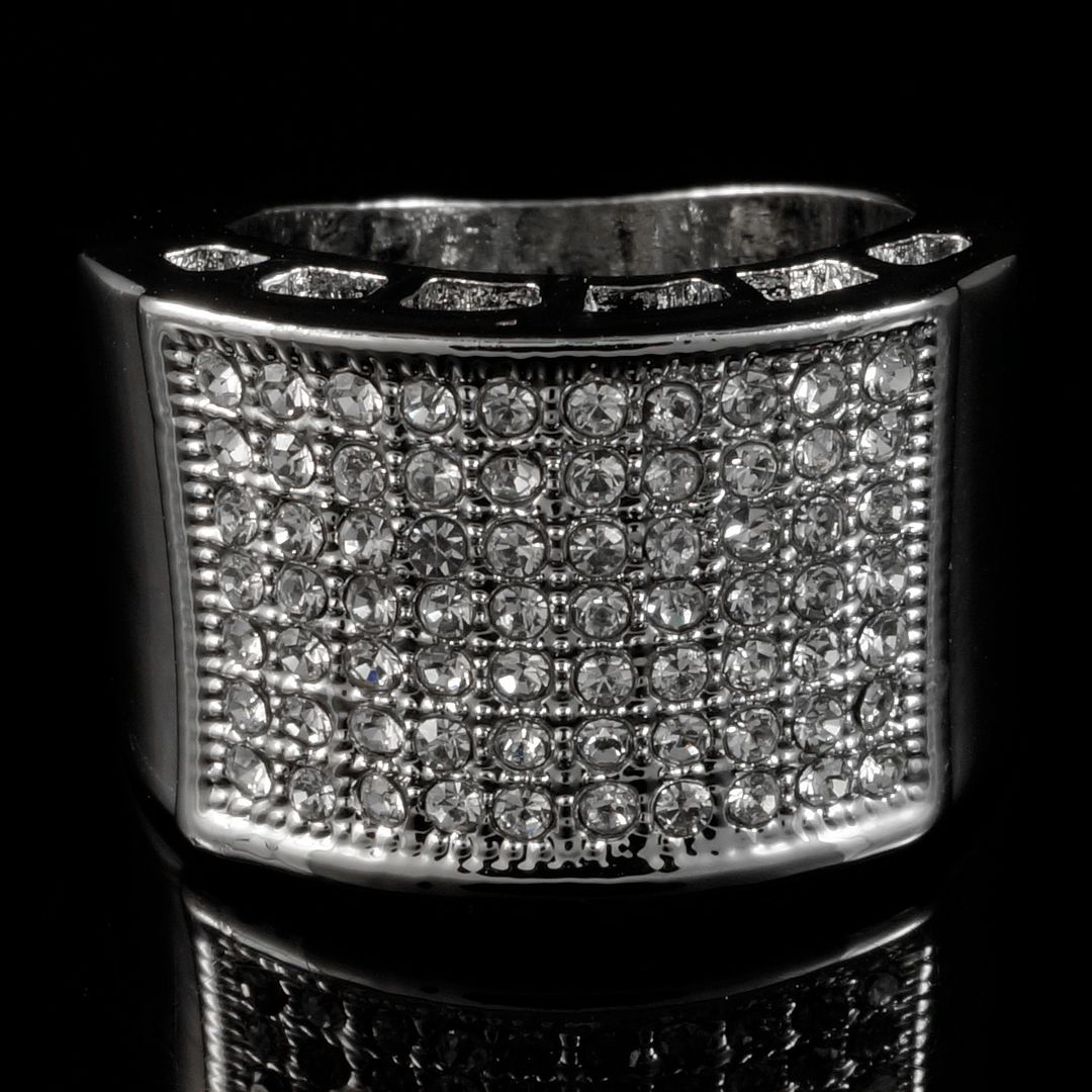 ... CZ AAA Crystal Men's Hip Hop Bling Iced Out Pinky Ring | eBay ... CZ AAA Crystal Men's Hip Hop Bling Iced Out Pinky Ring | eBay