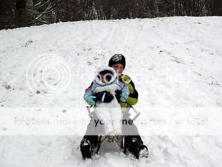 sleeen vanaf een heuvel