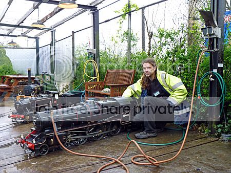 Engelse deelnemer tijdens Internationale Stoomdagen Zuiderpark Den Haag