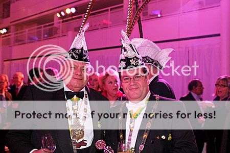 Carnavalsvereniging De Ooie Pieren tijdens Nieuwjaarsreceptie Den Haag