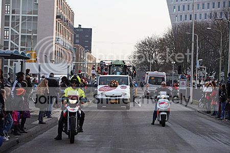 aankomst op grote tractoren