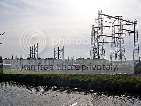 nieuw hoogspanningsstation Wateringen in aanbouw