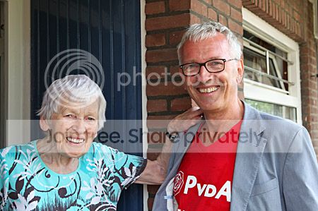 Pierre Heijnen en zijn moeder