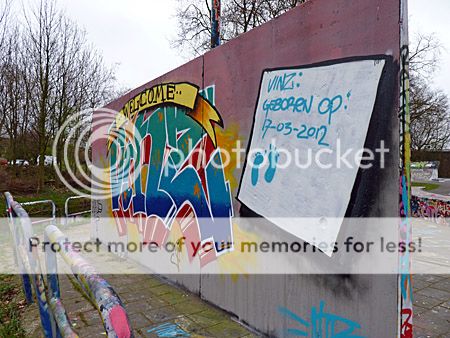 graffiti in Zuiderpark