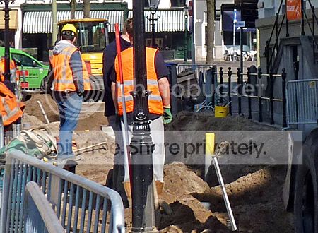 Deel oude kademuur opgegraven