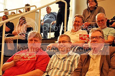 chauffeurs op tribune