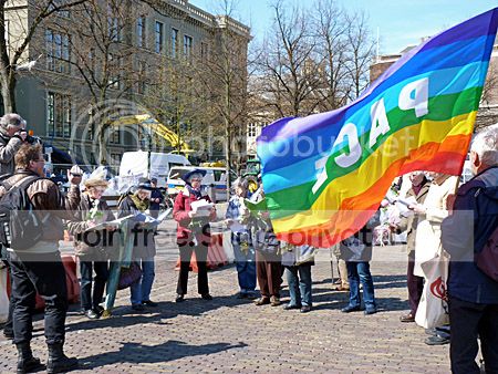 Demonstratie Alle kernwapens de wereld uit in Den Haag