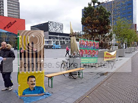 Demonstratie Koerden op Spui Den Haag