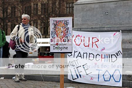 Occupy houdt actie op Plein Den Haag