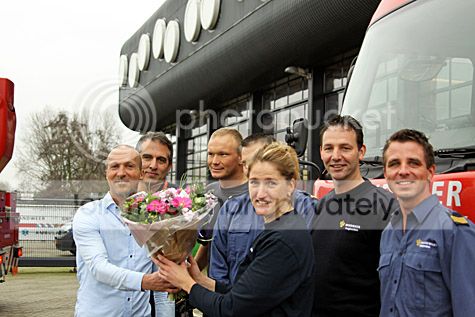 bewoners bedankt brandweer