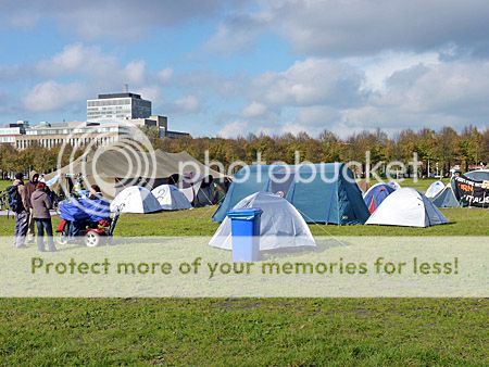Tenten Occupy Den Haag nog steeds op Malieveld