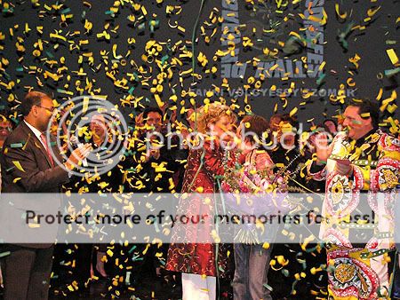 Bekendmaking van de winnares