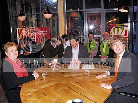 verkiezingsdebat tussen Jeltje en Sander