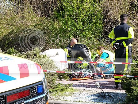 slachtoffer wordt gestabiliseerd